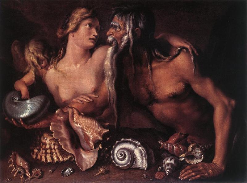 GHEYN, Jacob de II Neptune and Amphitrite df oil painting image
